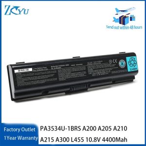 PA3534U-1BRS Laptop Battery for Toshiba Satellite A200 A205 A210 A215 A300 L455 10.8V 4400Mah