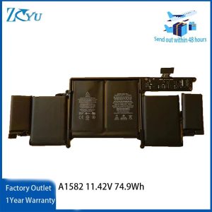 A1582 Laptop Battery for Apple MacBook Pro 13 A1502 Retina Late 2013-Early 2015 11.42V 74.9Wh