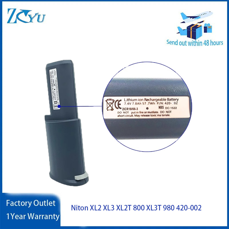 420-002 Battery for Niton XL-2 XL2 GOLDD XL3t XL3t GOLDD XL2 XL3 Handheld XRF Spectrometer Analyzer