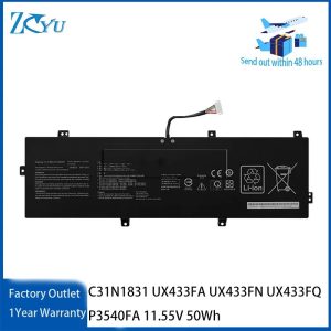 C31N1831 Laptop Battery for Asus Zenbook 14 UX433FA UX433FN UX433FQ P3540FA etc 11.55V 50Wh