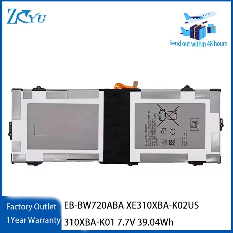 EB-BW720ABA Battery for Samsung Chromebook 4 11.6" XE310XBA-K02US 310XBA-K01 7.7V 39.04Wh