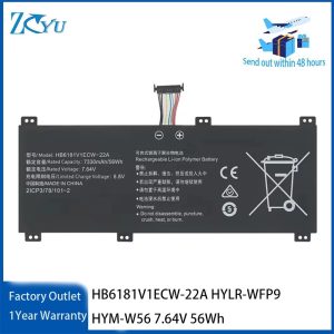 HB6181V1ECW-22A Battery for Huawei MagicBook 16 HYLR-WFP9 HYM-W56 7.64V 56Wh