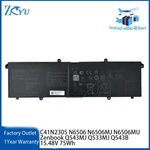 C41N2305 Battery for ASUS Vivobook Pro 15 OLED N6506 N6506MJ N6506MU Zenbook Q543MJ Q533MJ Q543B 15.48V 75Wh