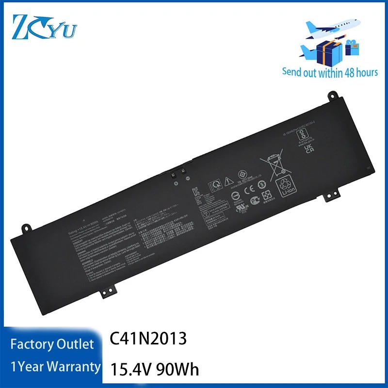 C41N2013 Battery For ASUS ROG Zephyrus G533Q G533 G713 G733 GU603 GX703 15.4V 90Wh