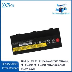 Original Battery 00NY493 for Lenovo ThinkPad P50 P51 P52 Series 00NY492 SB10H45077 SB10H45078 00NY490 00NY491 11.25V 90Wh