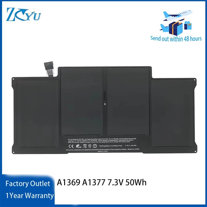 A1369 A1377 Battery For Apple M50WhacBook Air MacBook Air 13" MC504 13" MC503 7.3V