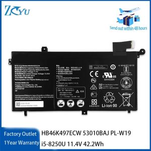 HB46K497ECW Laptop Battery For Huawei Matebook D 2018 PL-W19 PL-W09 PL-W29 MRC-W50 MRC-W60 MRC-W70 11.4V 42.2Wh