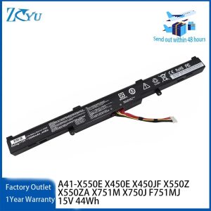 A41-X550E Laptop Battery for ASUS X450E X450JF X550Z X550ZA X751M X750J F751MJ Series etc 15V 44Wh