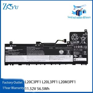 L20C3PF1 L20L3PF1 L20M3PF1 Original Battery For Lenovo Air14+ ACH/ITL/ACN 2021 11.52V 56.5Wh