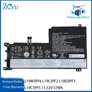 L19M3PF6 L19L3PF2 L19D3PF3 L19C3PF5 Original Notebook Battery for Lenovo IdeaPad 15IIL05 5 15ARE05 Series 11.52V 57Wh